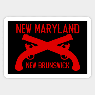 New Maryland Red Sticker